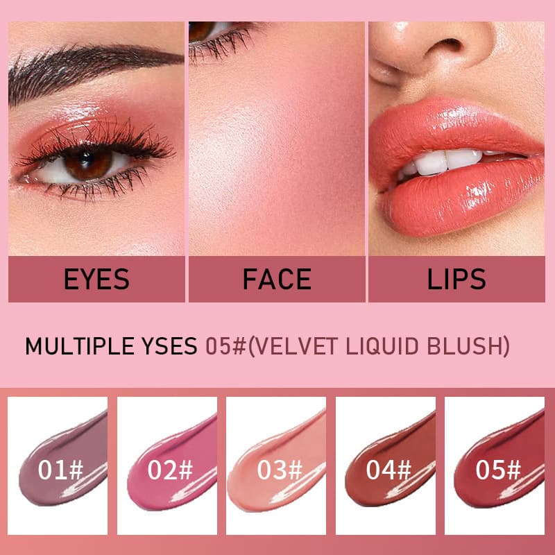 JOLLY JOJO Liquid Blush Wholesale Facial Brightening Color Long-lasting Matte Highlight Rouge Beauty Makeup