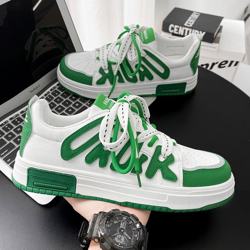 Men's Shoes New Breathable Trendy Versatile Hong Kong Style Casual Flat Shoes Youth Shoes Sports Small White Trendy Shoes