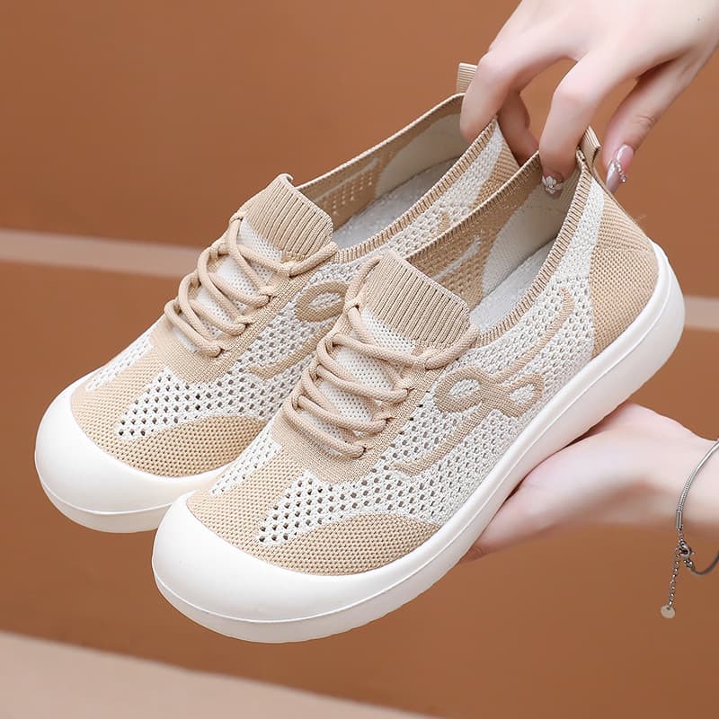 Summer New Mesh Breathable Casual Fashion Versatile Flat Comfortable Women's Mary Jane Shoes