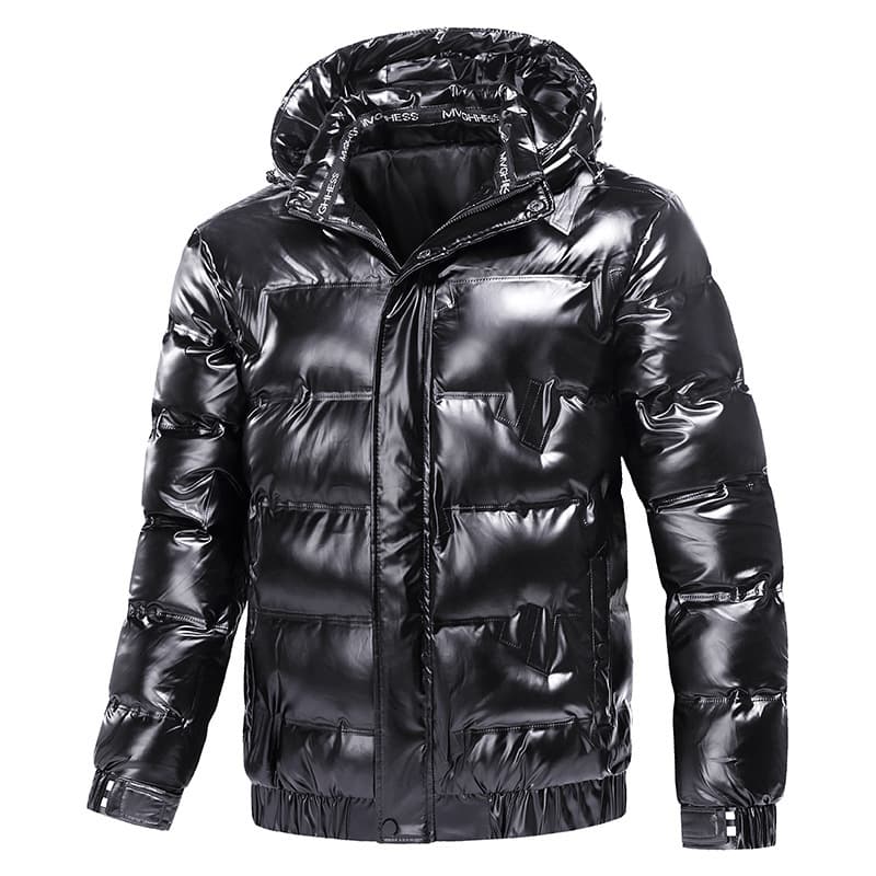 Men's Clothing Hooded Cotton Padded Jacket Men's Stylish Streetwear Cotton Jacket With Hood - Slim Fit Zip-Up Casual Winter Coat For Urban Fashion​