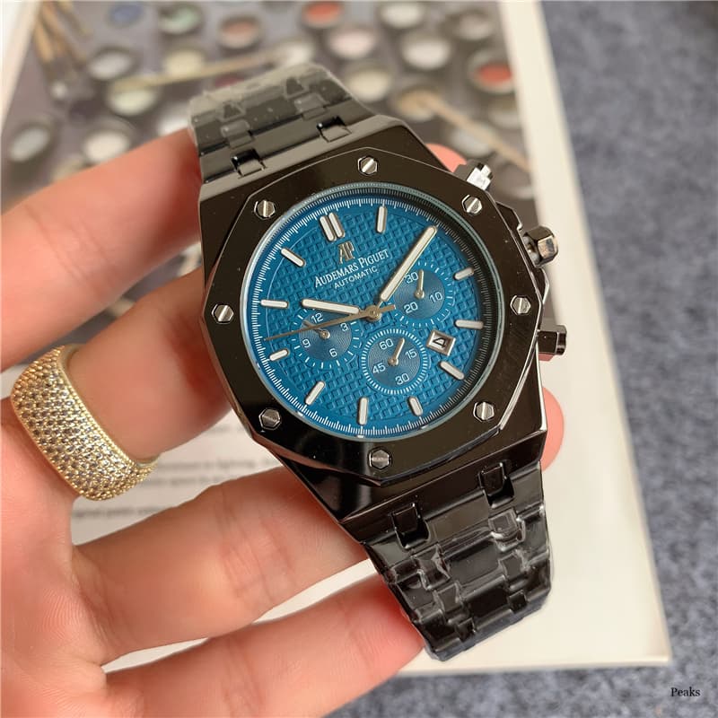 Montre multifonctions à plusieurs cadrans avec calendrier et fonction luminescente, marque suisse ancienne Audemars Piguet, montre tendance pour hom