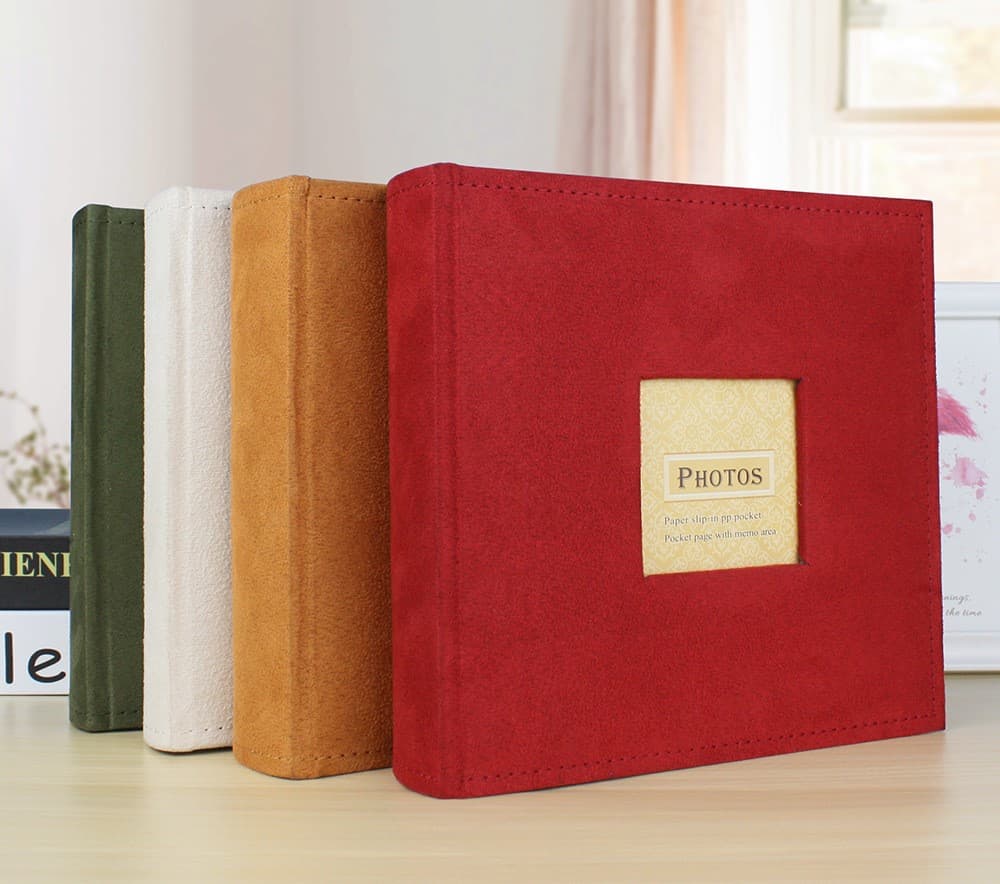 Plush Creative Gift Retro 6-inch Photo Album 200 Pocket Style Photo Storage Album Collection