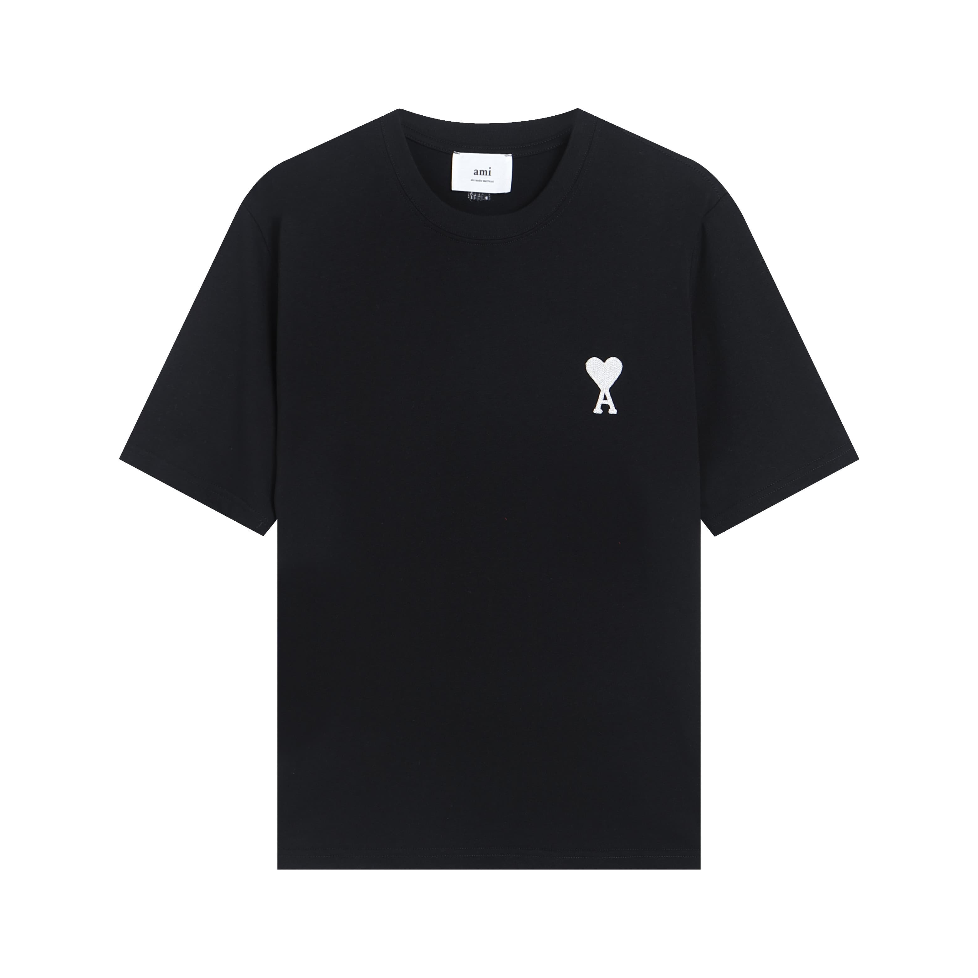 Hommes Nouvelle Tendance De La Mode Haut De Gamme Célèbre Marque D'été Couleur Unie T-shirt À Manches Courtes Pour Hommes Imprimé Pur Coton Sé