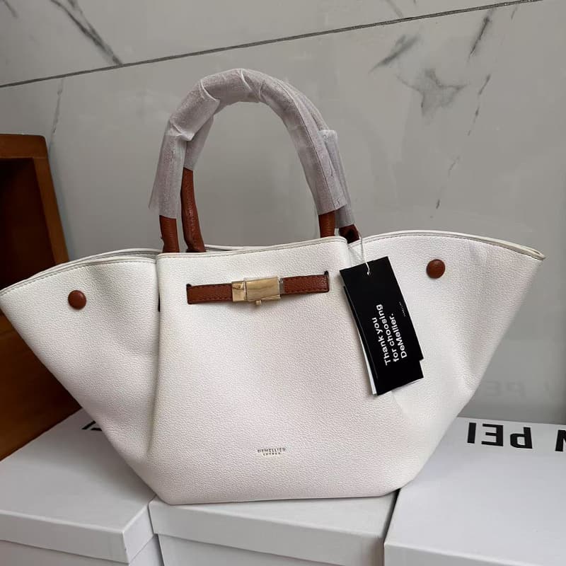 Sac à main Demellier en daim, modèle « Commuting », polyvalent et compact, style New York, grande capacité, cabas pour femme