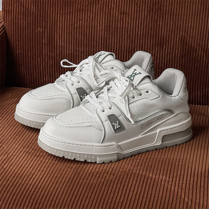 Men's High Version Donkey Little Fatty Shoes White Cement Trendy Casual Luxury Niche Brand Shoes for Men And Women