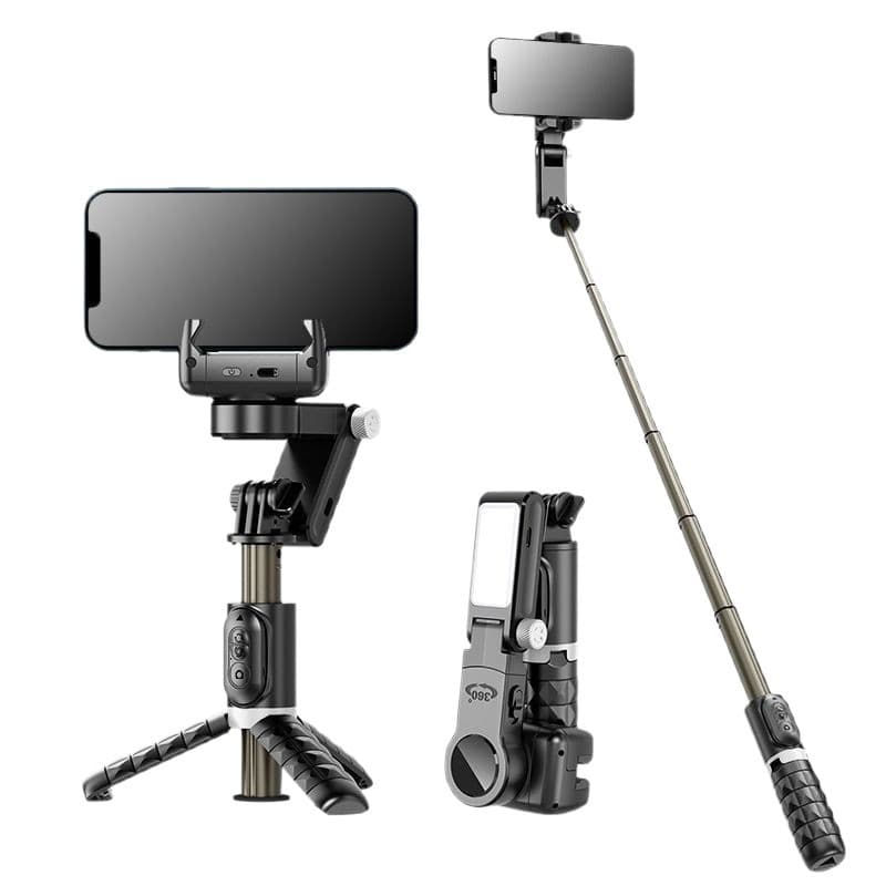 Handheld Gimbal Stabilizer Extendable Selfie Stick Tripod With Professional Image Stabilization For Intelligent Follow Up Shooting And Live Streaming