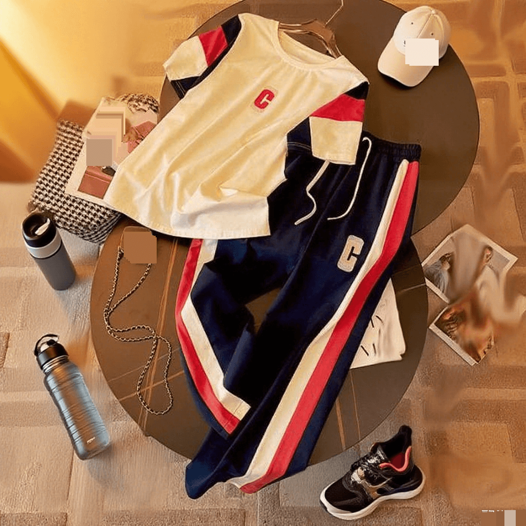 Vêtements pour femmes, ensemble de sport à capuche, tenue décontractée pour femmes, été 2023, nouveau t-shirt slim à lettres, haut et pantalon