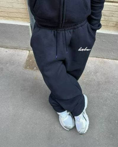 Ensemble pantalon et veste de survêtement tendance pour homme avec logo brodé