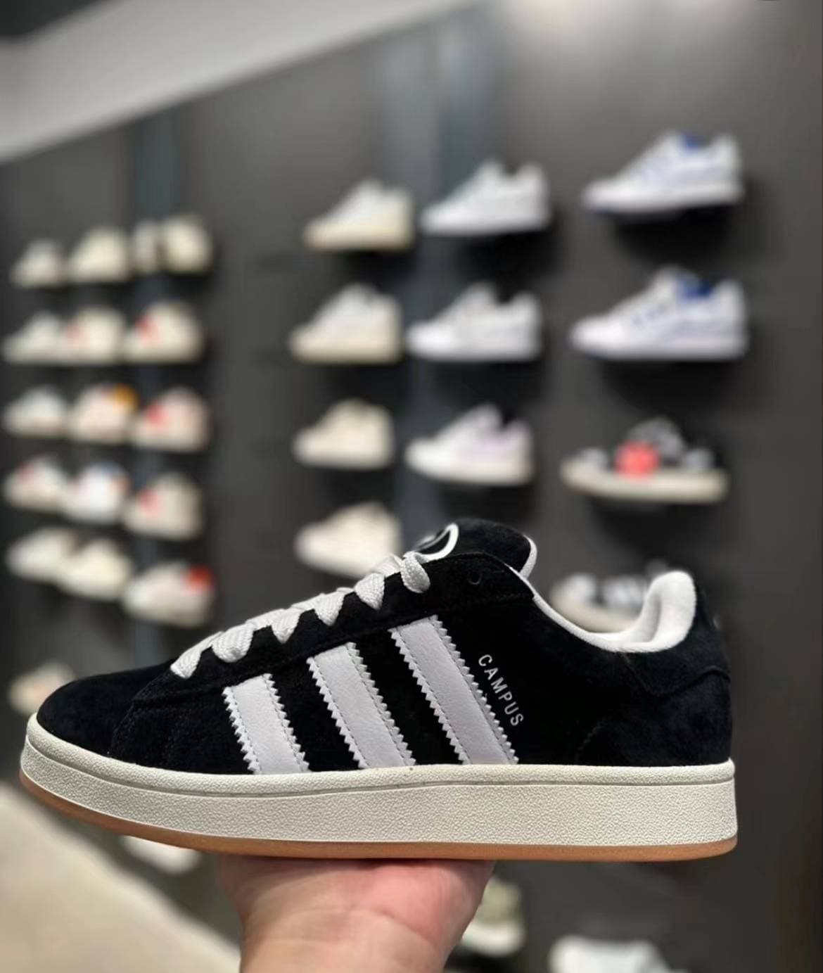 Origin Campus Chaussures rétro en cuir antidérapantes, résistantes à l'usure, légères et basses