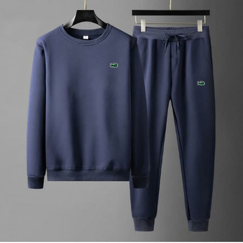 Ensemble pull sans capuche à col rond et pantalon de course pour homme (collection 2023).
