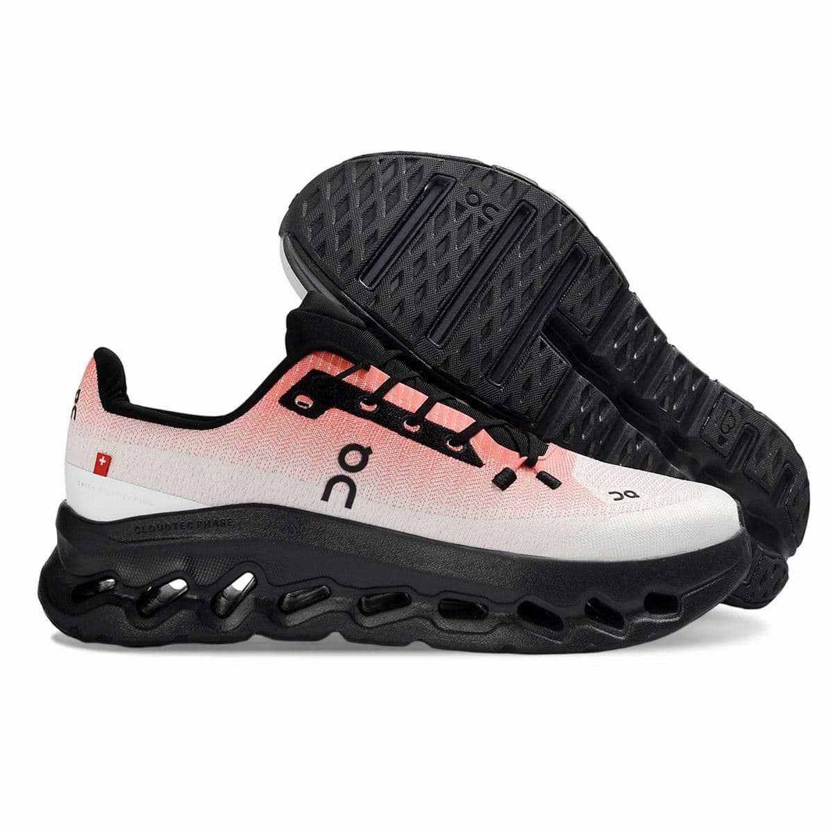 Chaussures de sport légères Cloud-Tech, semelle amortissante creuse, mesh respirant, lacets, modèle unisexe