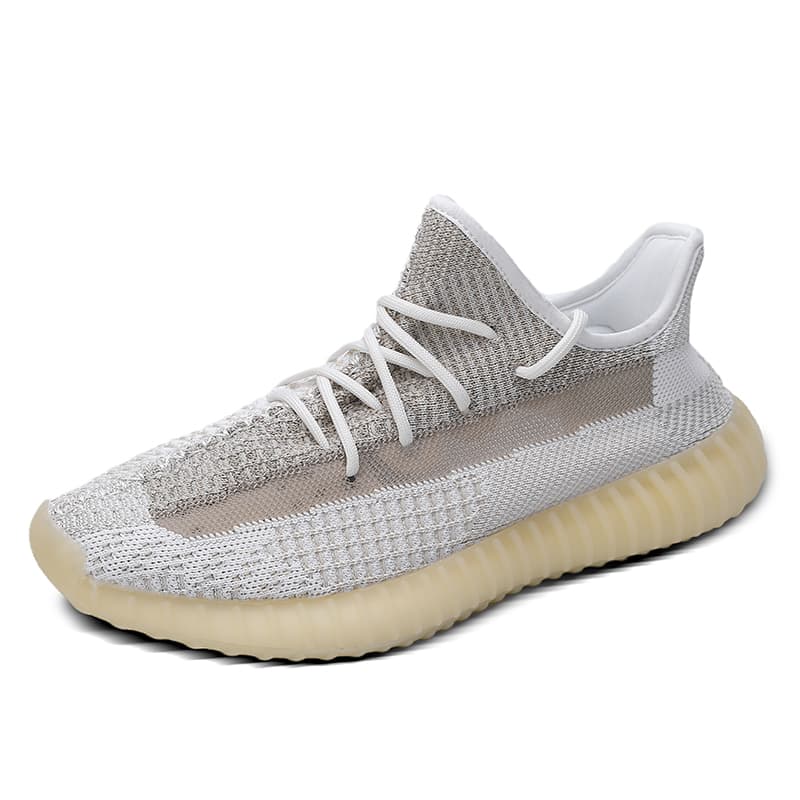 Chaussures de couple pour hommes 350 véritables semelles en pop-corn, chaussures de sport légères, chaussures de course décontractées et souples