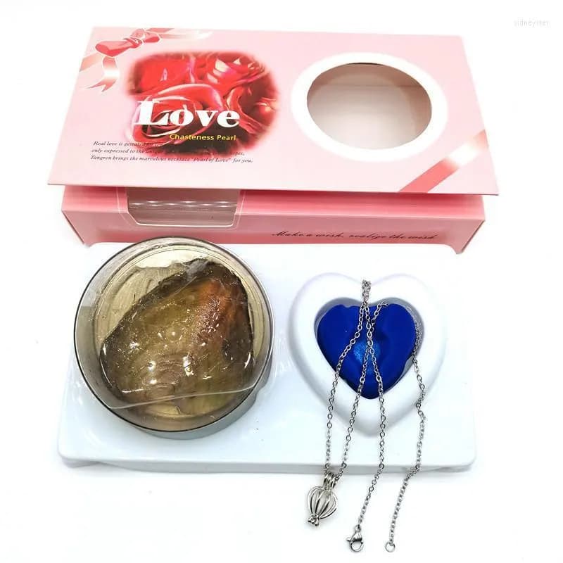 Pendant Necklaces Love Pearl Necklace Natural Oyster Freshwater Set Women Fashion Jewelry Mysterious Surprise