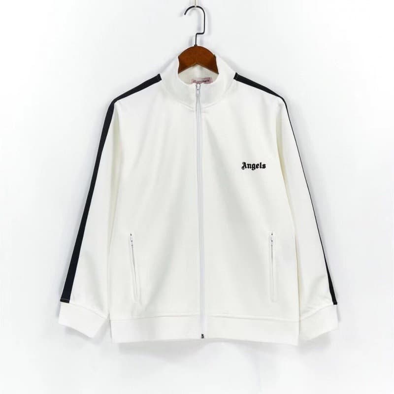 Veste de sport à rayures arc-en-ciel avec fermeture éclair et palmier, uniforme scolaire pour homme, nouvelle version 2025