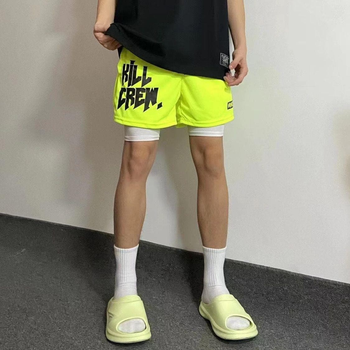 Men's Clothing Three Point Shorts Sports Quick Drying Mesh Basketball Pants For Leg Training Running Training Fitness Pants