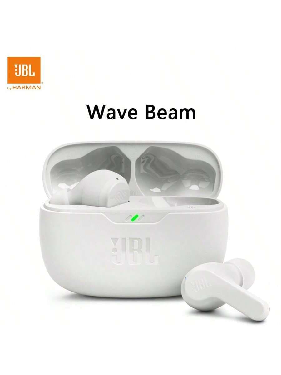 Original JBL WAVE BEAM Wireless Bluetooth Earphones Support JBL Headphones APP/32 H Playtime Vibe Beam TWS True Wireless Earbuds