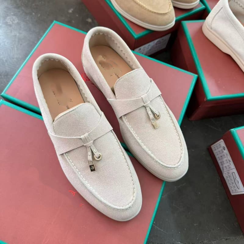 En stock : Mocassins plats décontractés pour femmes LP, de haute qualité, à enfiler, à semelle souple, confortables et faciles à porter.