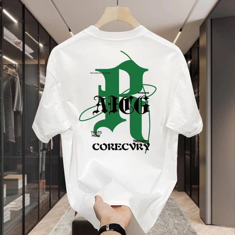 2025 Summer Loose Men And Women Pullover 100% Cotton Short Sleeve T-shirt