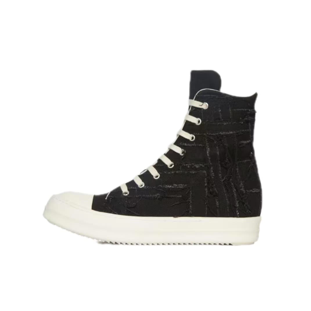 Chaussures décontractées pour hommes, baskets montantes décontractées en toile noire et blanche, style urbain pour couples, contrefaçon