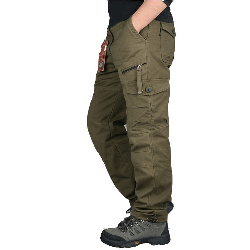 Men's clothing casual trousers loose straight trousers