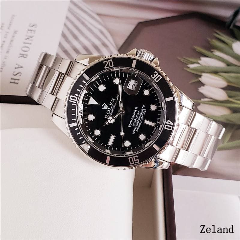 Yacht-Master Montre pour Homme Goût Premium Bracelet en métal Style Classique Travailleur d'affaires Mouvement à Quartz Socialisateur Diamètre 40