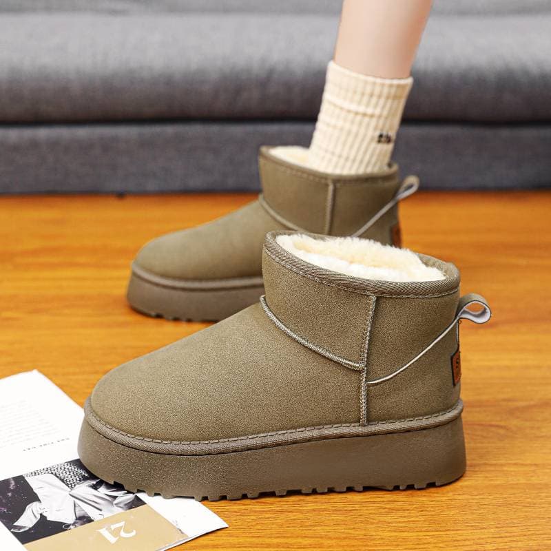‌"BlizzardBabe Short Snow Boots"