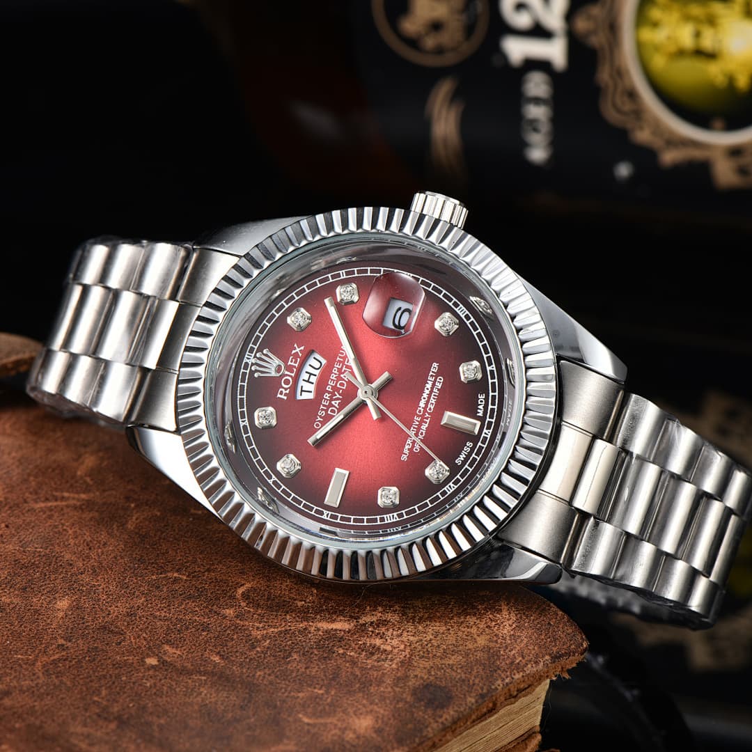 Montre classique à double calendrier pour affaires : une montre de luxe élégante et abordable
