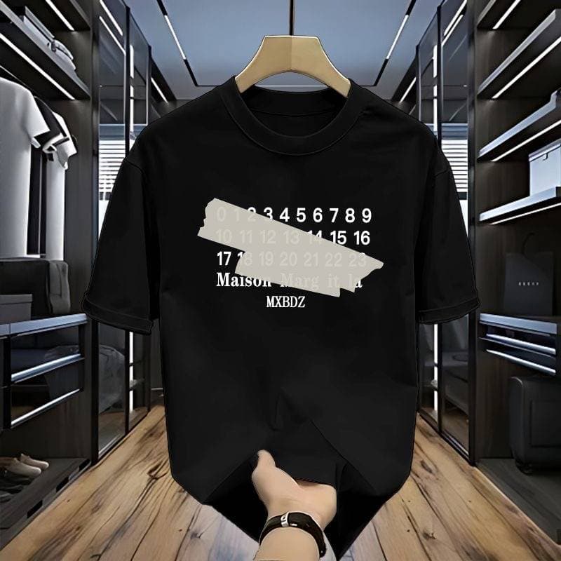 2025 summer loose men and women pullover 100% cotton short sleeve T-shirt