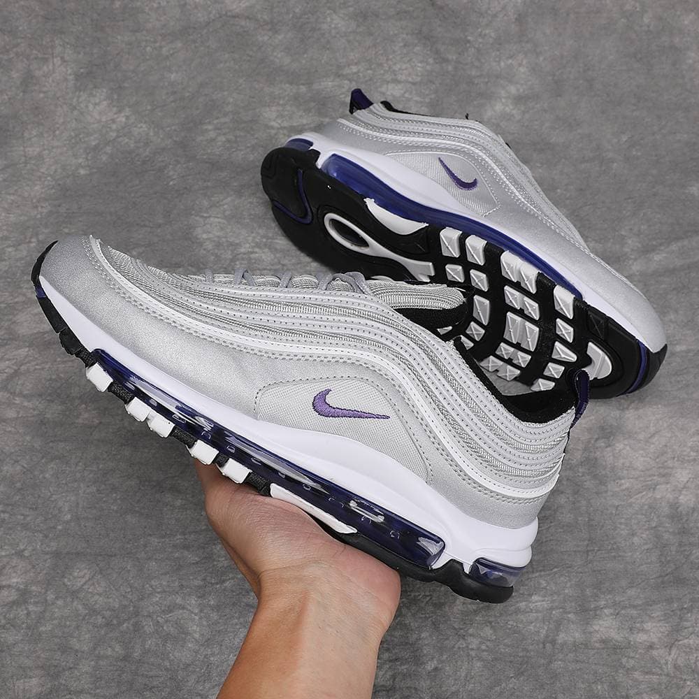 Chaussures Nike Air Max 97 pour homme et femme, triple noir et blanc, Sean Wotherspoon T, baskets d'extérieur, pointures 36-45