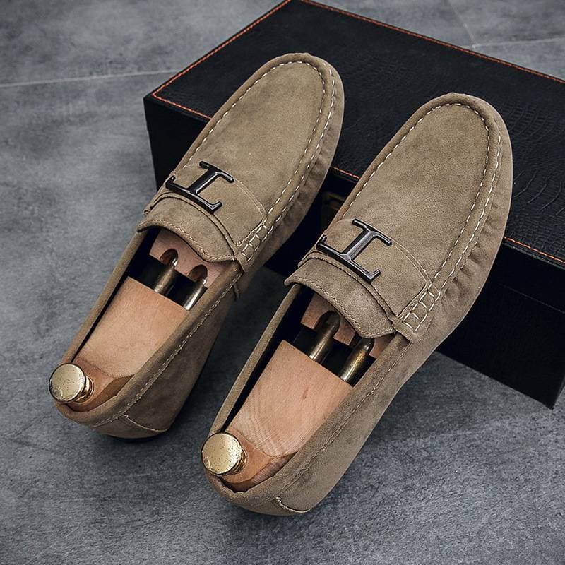 New slip-on soft-soled driving shoes Youth shoes men's casual loafers