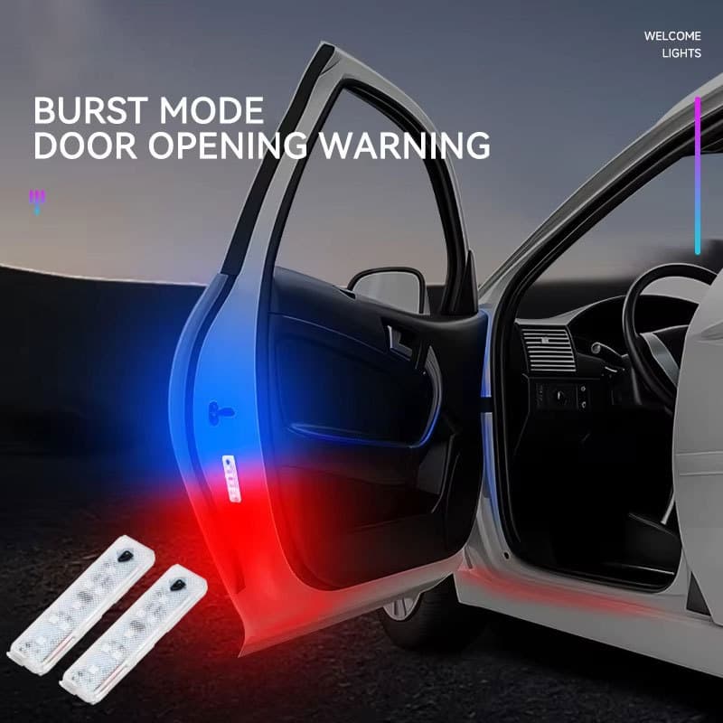 Car door welcome light atmosphere light wireless interior underfoot light warning light non-destructive installation sensitive installation