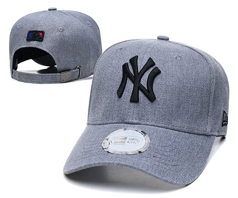 Casquette unisexe transfrontalière, grand logo, visière rigide, broderie, style sport décontracté NY, commerce extérieur