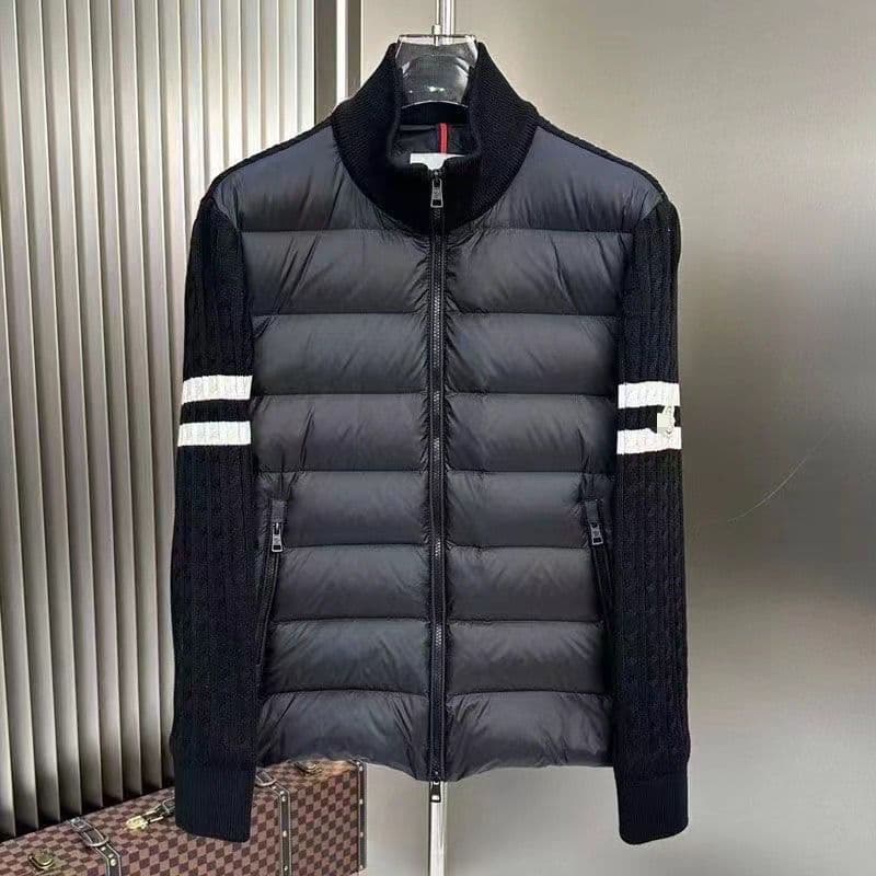 Col montant haut de gamme printemps et automne fin hiver nouveau design sens patchwork tricoté épaissi style régulier léger