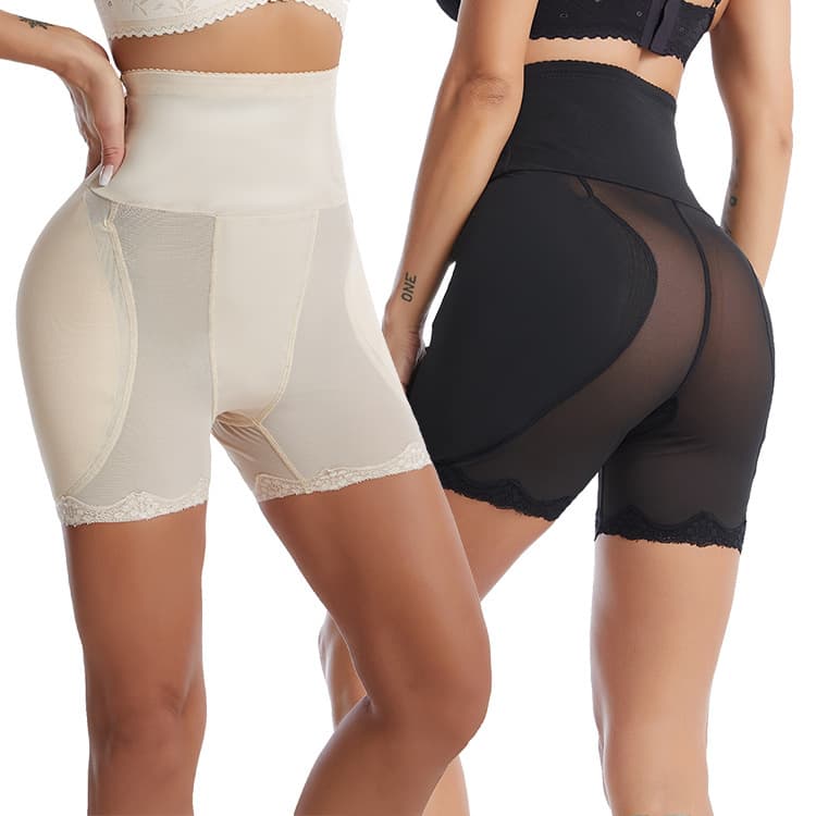 Women's High Waist Body Shaping Pants Postpartum Belly Body Shaping Pants Ass Sponge Pad Full Hip Hip Lifting Pants