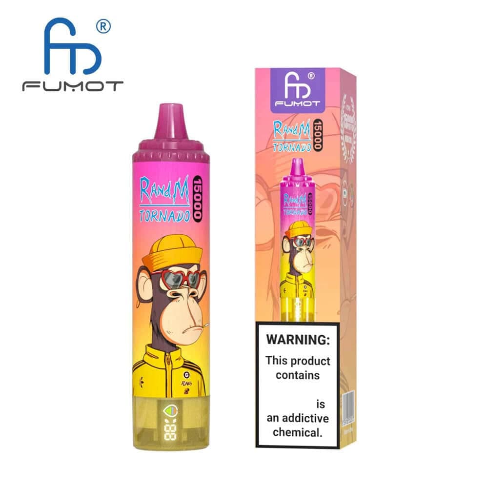 Cigarette électronique jetable 15 000 bouffées avec e-liquide 20 ml, RandM Tornado 15 000 bouffées, cigarette électronique rechargeable pour u