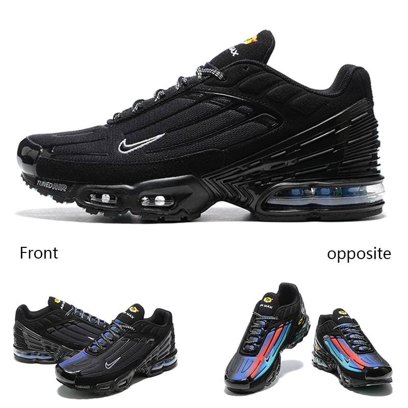 Nikes Airs Maxes Tns Plus 3 chaussures de course baskets pour hommes chaussures Triple Black Laser Blue Bred Hyper Violet Silver Red Smokes Grey bask