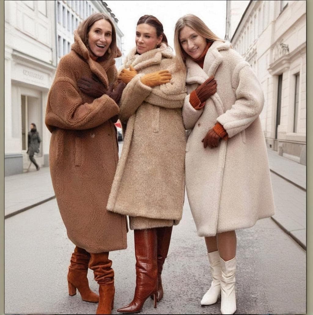 Women's Clothing Oversized Fur Teddy Coat Longline Winter Jacket – Cozy & Stylish Outerwear For Fall & Winter