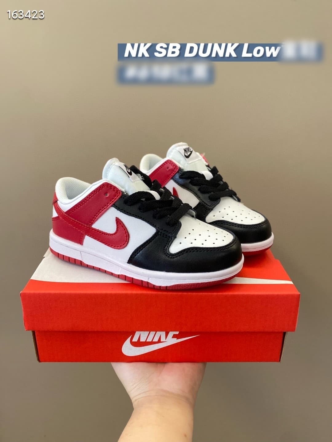 Nouvelle collaboration de chaussures basses pour enfants, chaussures de skate en cuir pour filles et garçons, chaussures décontractées pour étudi