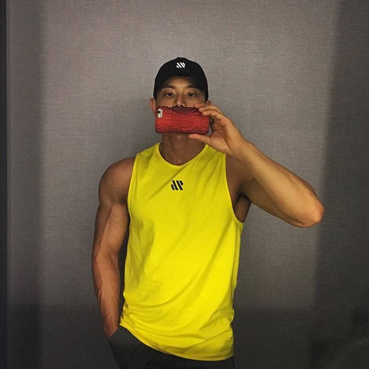 Men's Clothing Quick Drying Fitness Vest Sleeveless Waistcoat Loose Clothes Hurdles Basketball Training Sports Tops