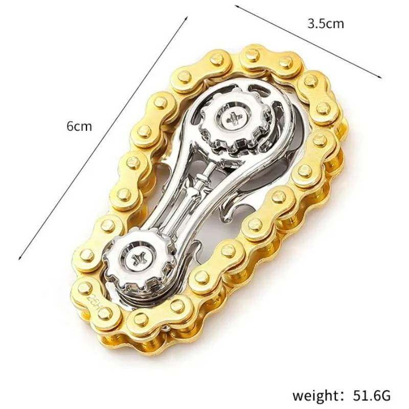 Stress Relieving Chain Gear Flywheel Relieves Anxiety, Decompression Mechanical Gear, Adult And Children's Stress Relieving Toys, Holiday Gifts