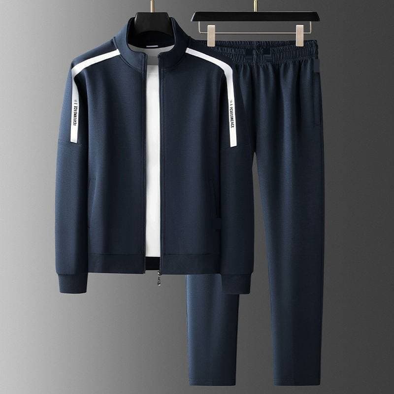 High-end Men's Casual Sports Suit Autumn And Winter New Fashion Long-sleeved Sweater Loose Morning Running Sportswear