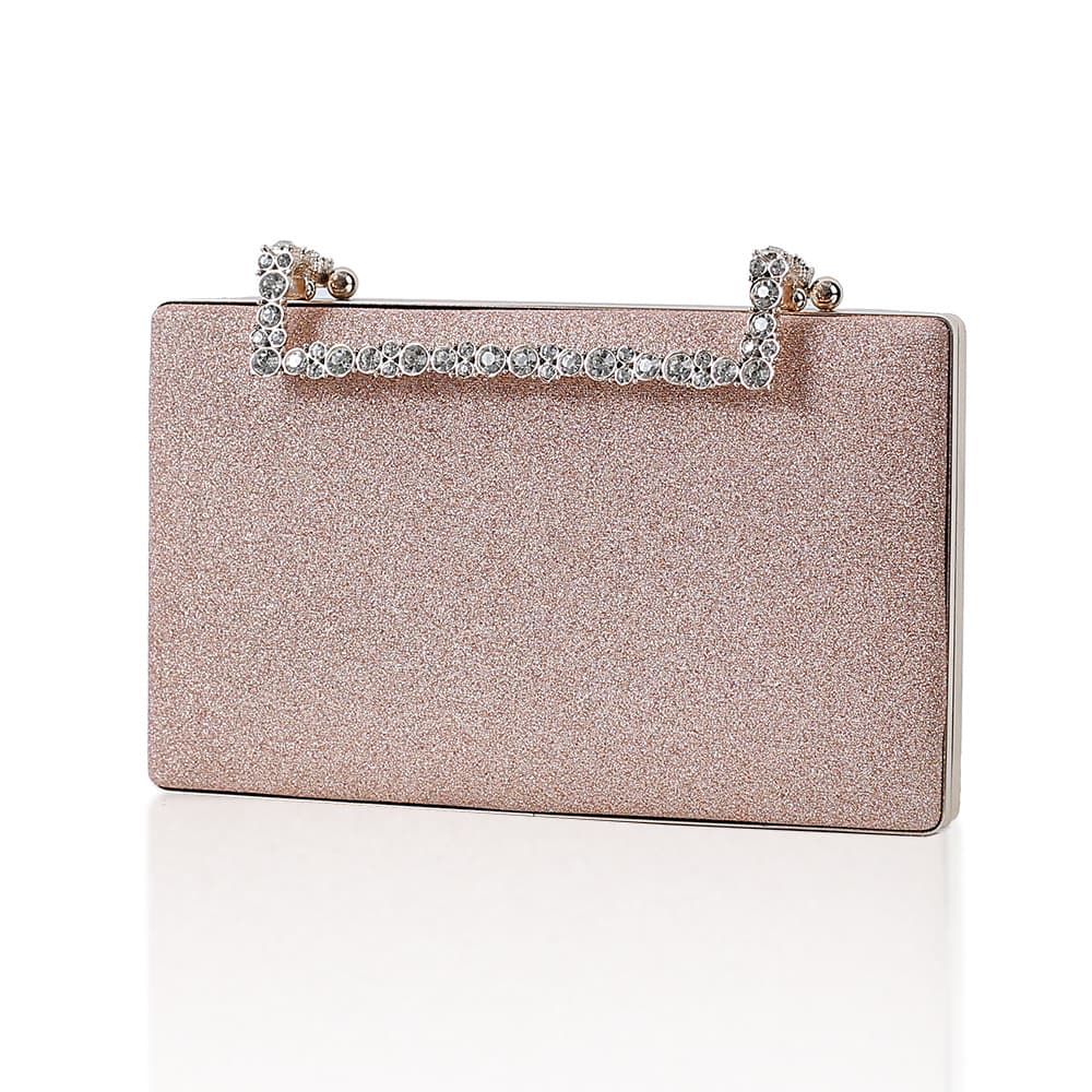 New Glitter Party Dinner Bag Diamond Bridal Bag Dress Clutch Women's Chain Bag Shoulder Bag