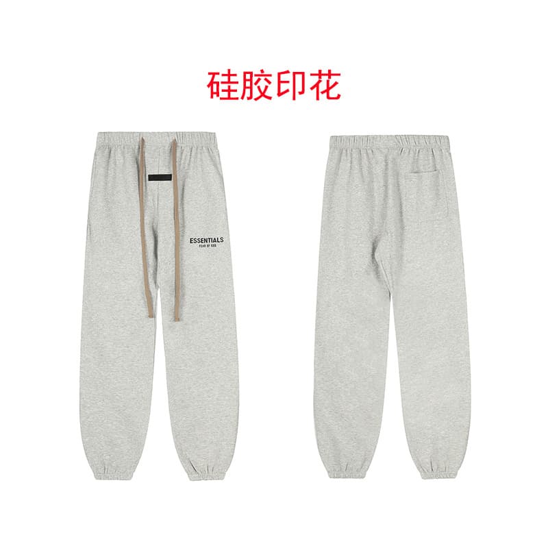 Sweat à capuche noir à lettres floquées FOG Double ESSENTIALS, collection printemps-été 2022, nouvelle marque tendance, vente flash transfrontal