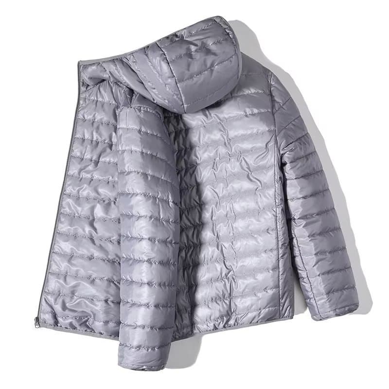 Couple Cotton Jacket Men Thin 2023 New Hooded Lightweight Short Plus Size Warm Autumn Winter Coat