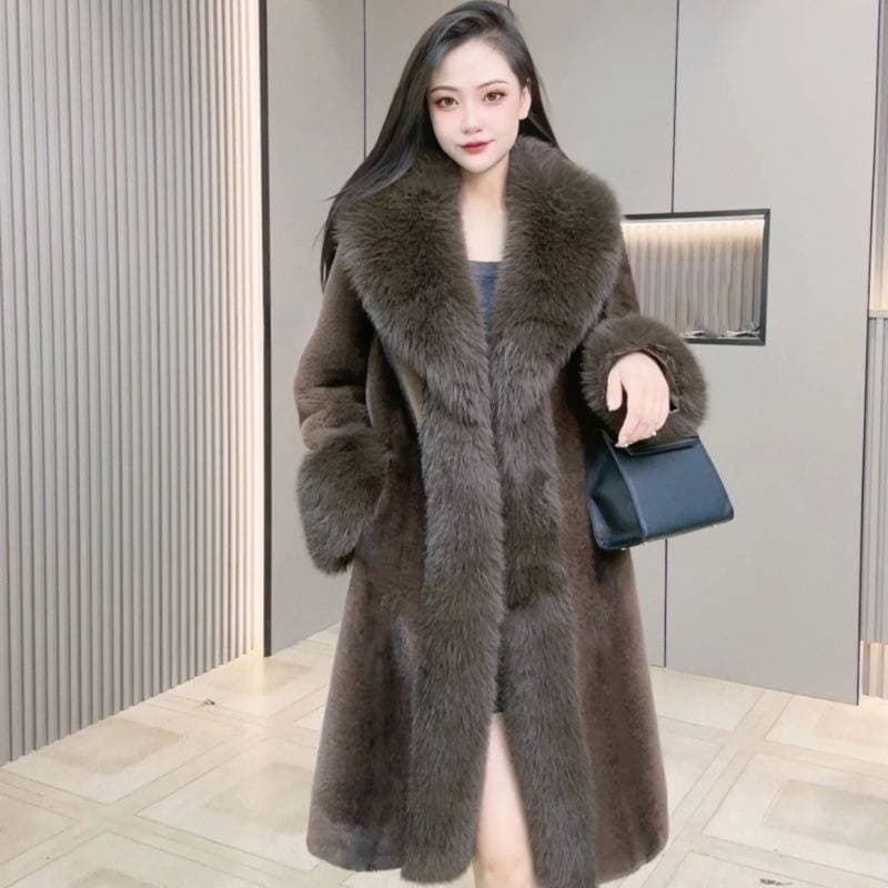 Women's Clothing mink velvet mid length Haining fur