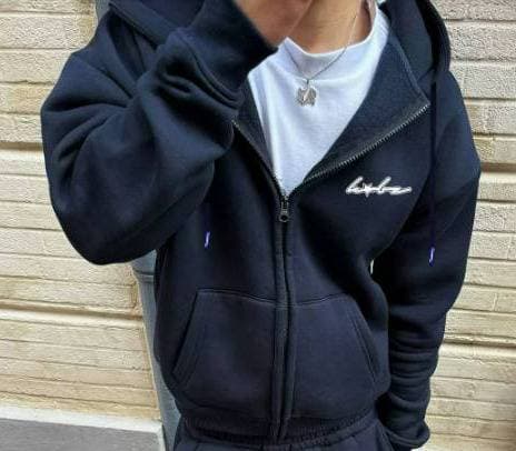 Ensemble pantalon et veste de survêtement tendance pour homme avec logo brodé