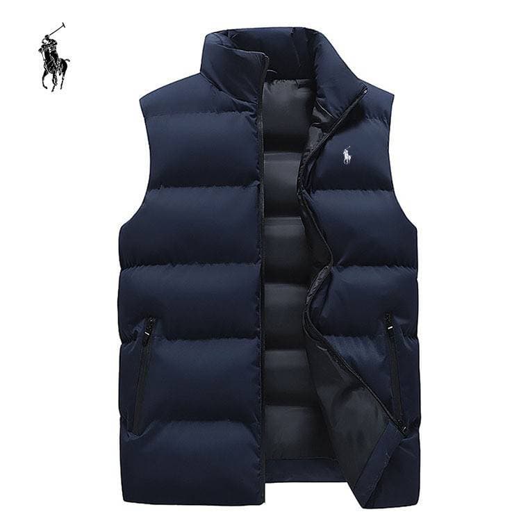 Gilet tendance pour homme, nouveau style automne/hiver, épais, chaud et coupe-vent