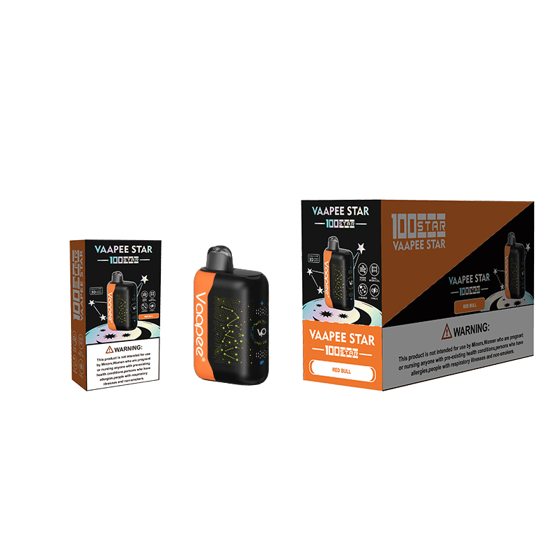 Lot de 5 cigarettes électroniques jetables Vaapee Star 100K Puff Bar Vape Pod, 10 saveurs, vente en gros.