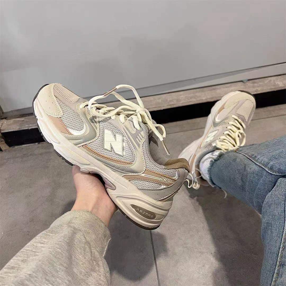 Chaussures pour femmes populaires, style rétro gris éléphant, version coréenne, chaussures de sport polyvalentes, chaussures de course décontrac