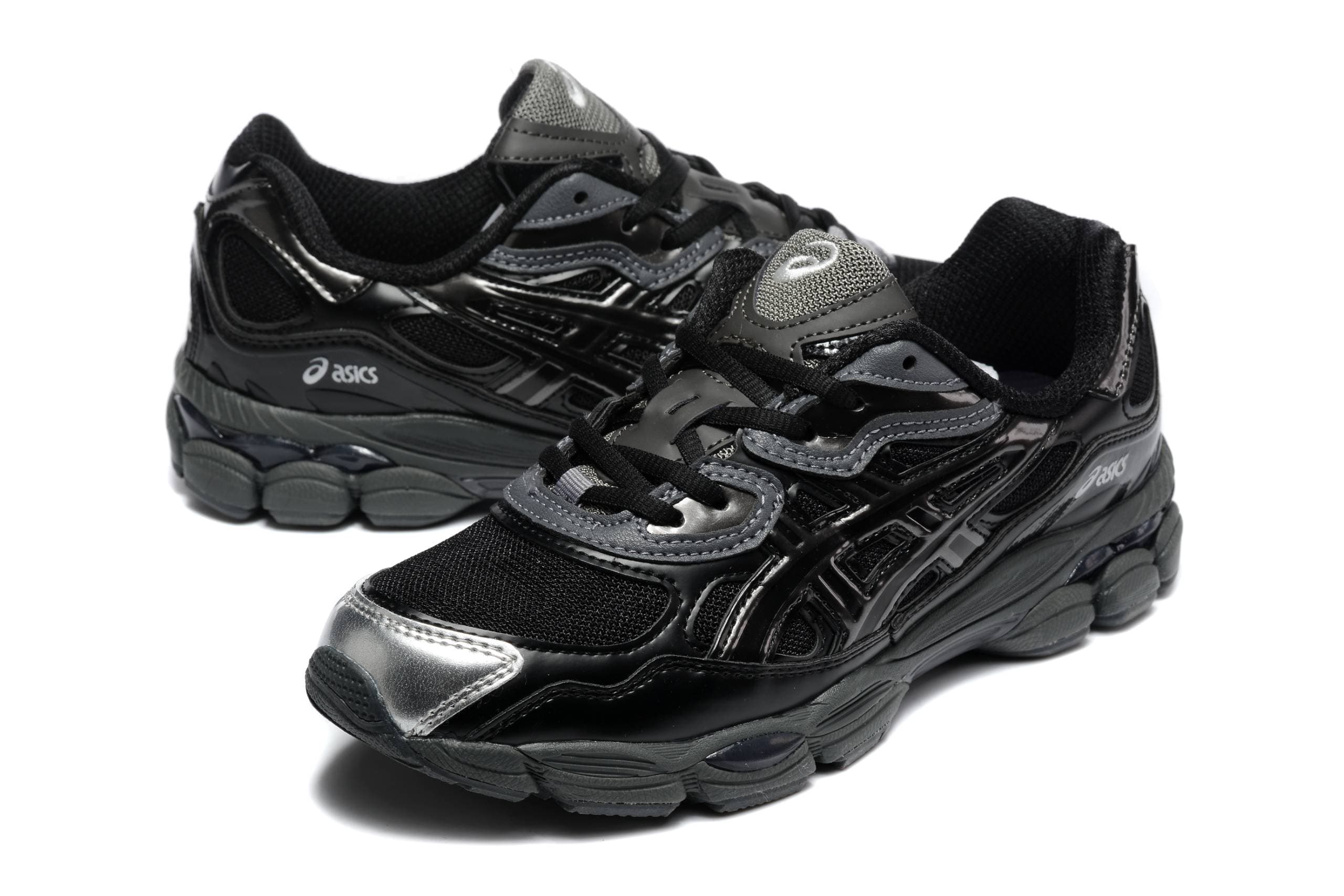 Chaussures de soutien de la voûte plantaire pour femmes, style rétro, amortissantes, bleu marine et beige, antidérapantes.